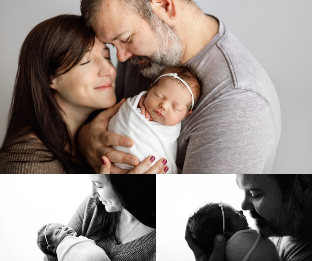 Family Portrait with Newborn - Grand Rapids Lifestyle Photography